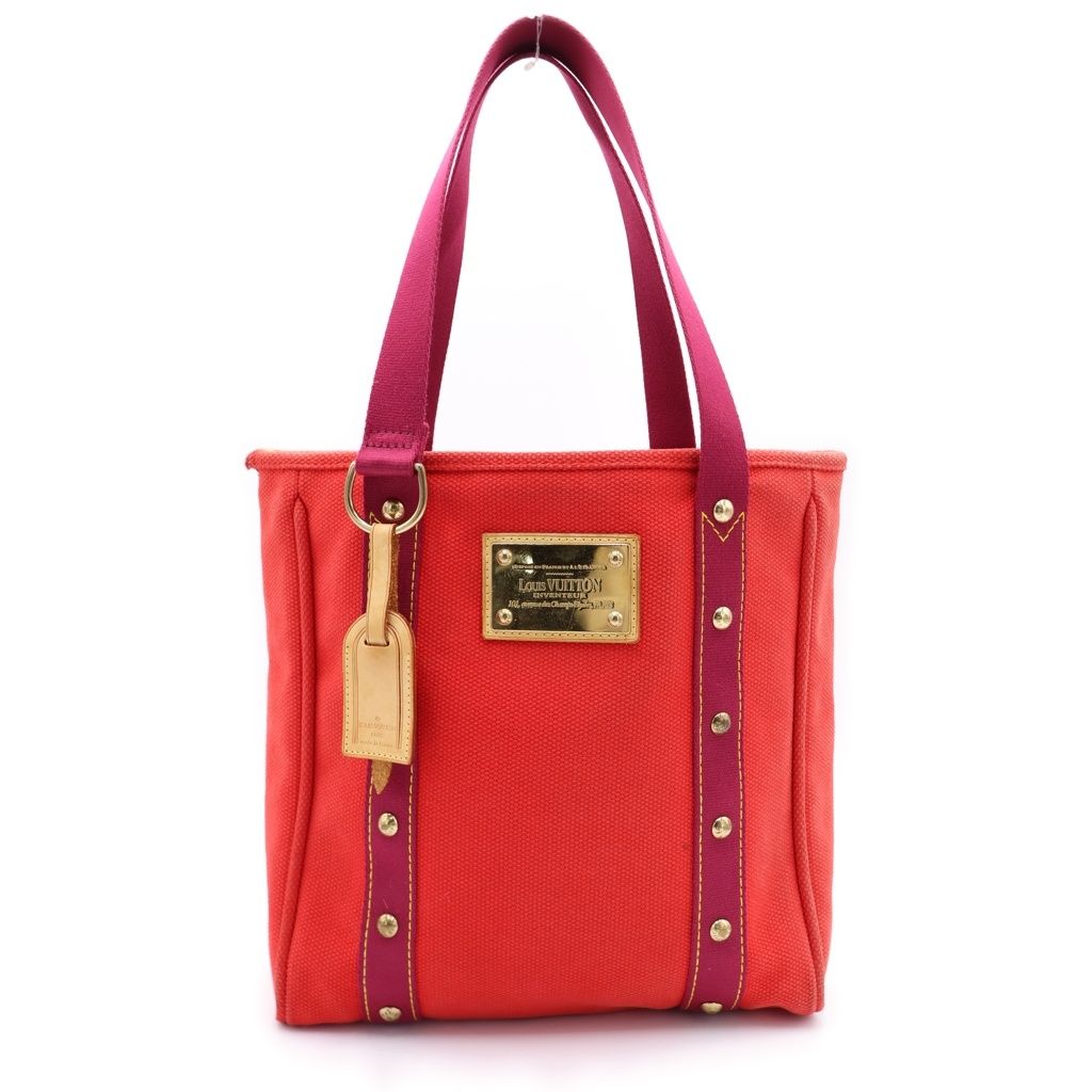 LOUIS VUITTON (ルイヴィトン) アンティグア カバMM ローズ トート