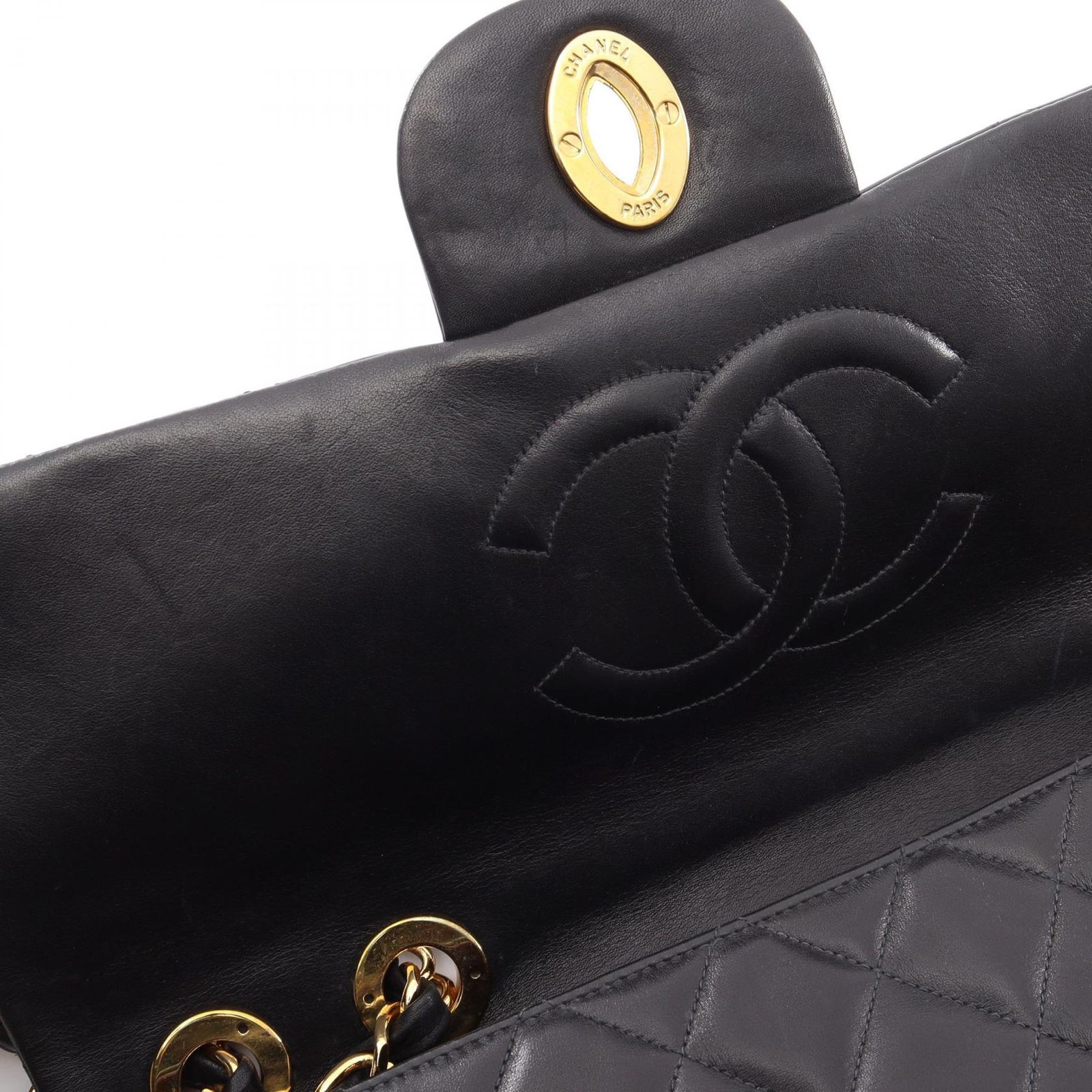 シャネル CHANEL ショルダーバッグ デカマトラッセ34 A01094 ブラック