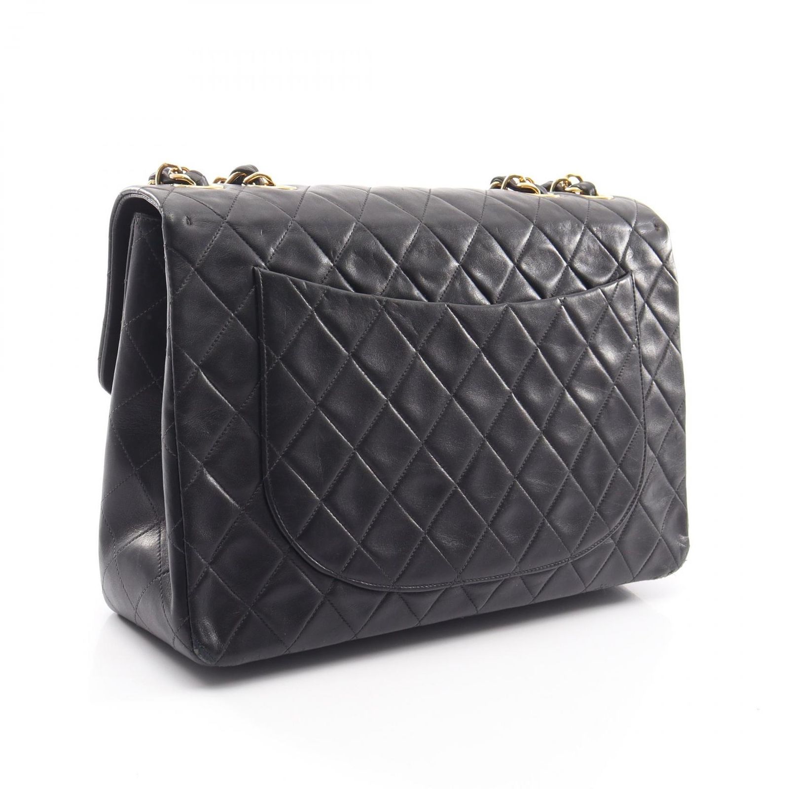 シャネル CHANEL ショルダーバッグ デカマトラッセ34 A01094 ブラック