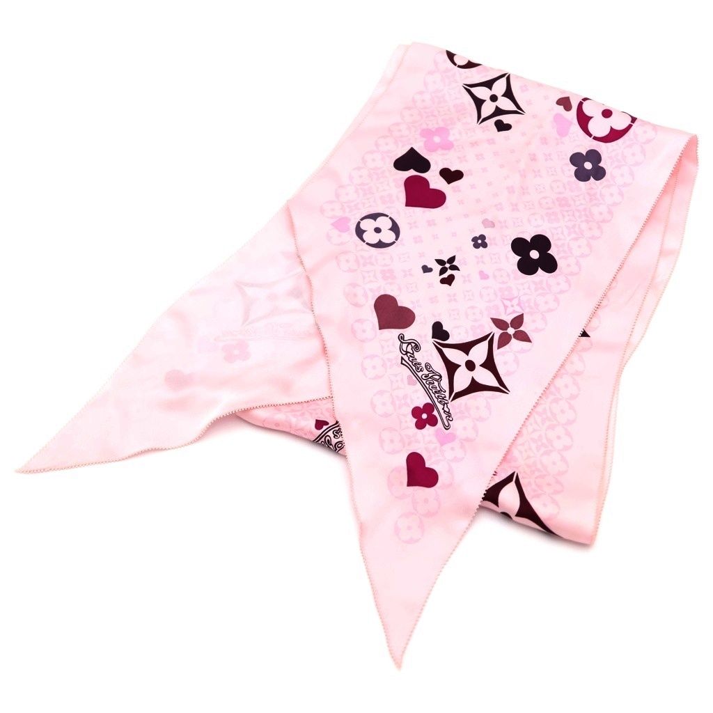 LOUIS VUITTON (ルイヴィトン) ECHARPE SWEET LOVE VIOLET M72294