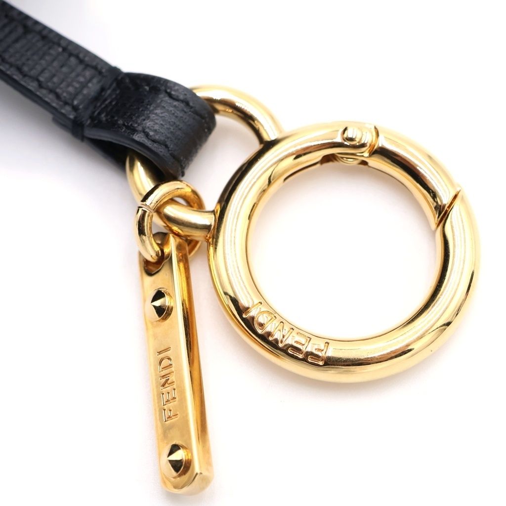 FENDI (フェンディ) ファー ポンポン バッグチャーム キーホルダー