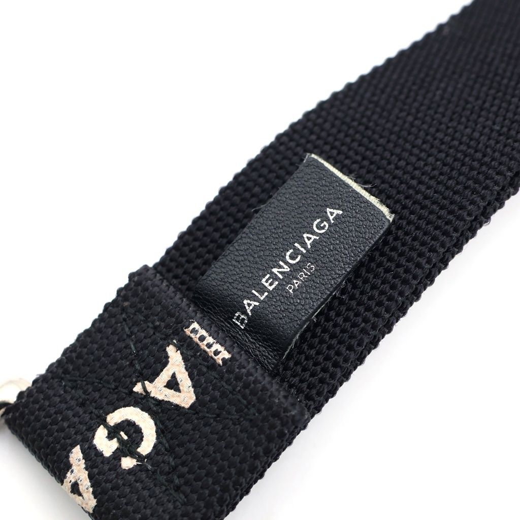 バレンシアガ　ネックストラップ　アクセサリー　ランヤード　BALENCIAGA BALENCIAGA (バレンシアガ) ロゴ ランヤード キーリング ネック