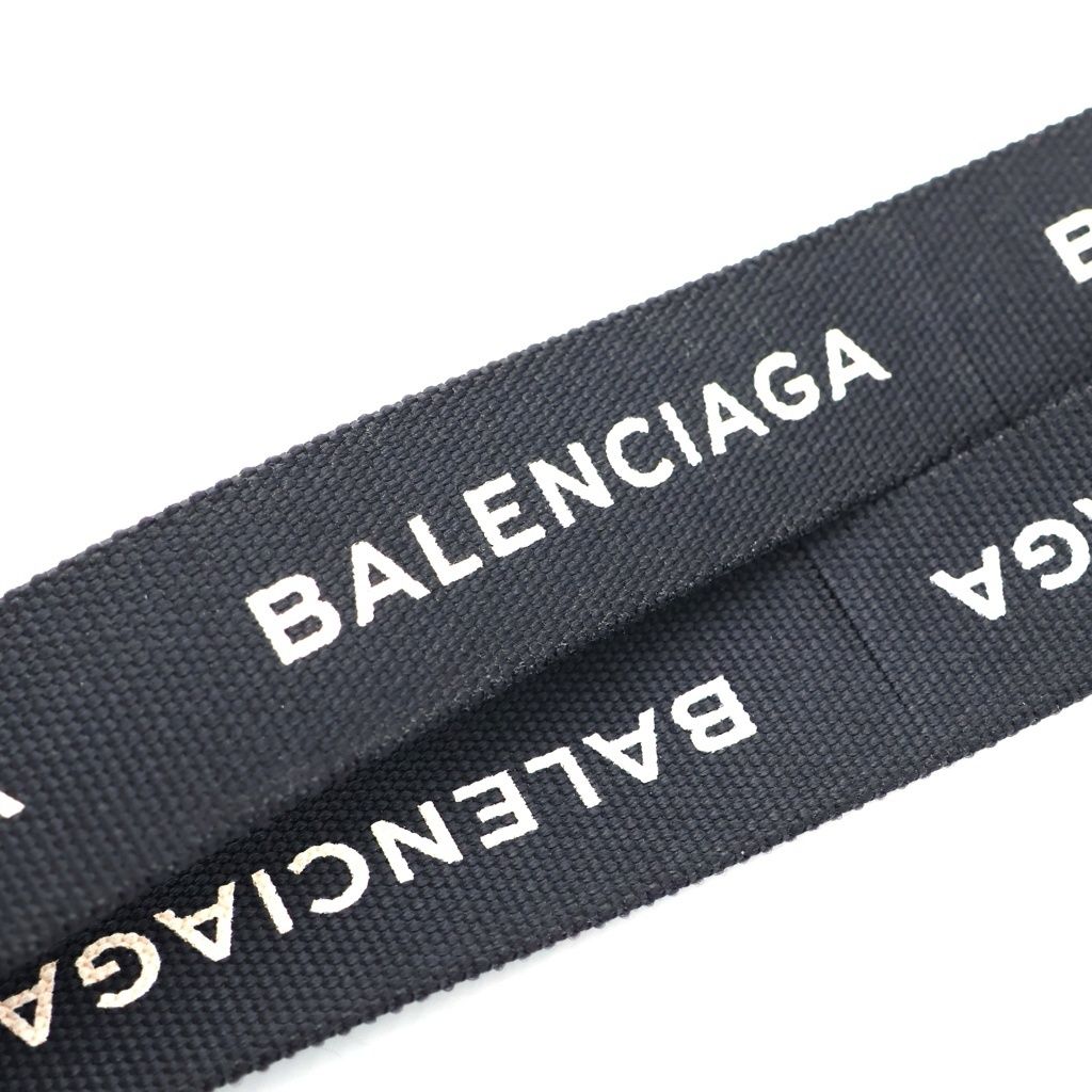 BALENCIAGA (バレンシアガ) ロゴ ランヤード キーリング ネック
