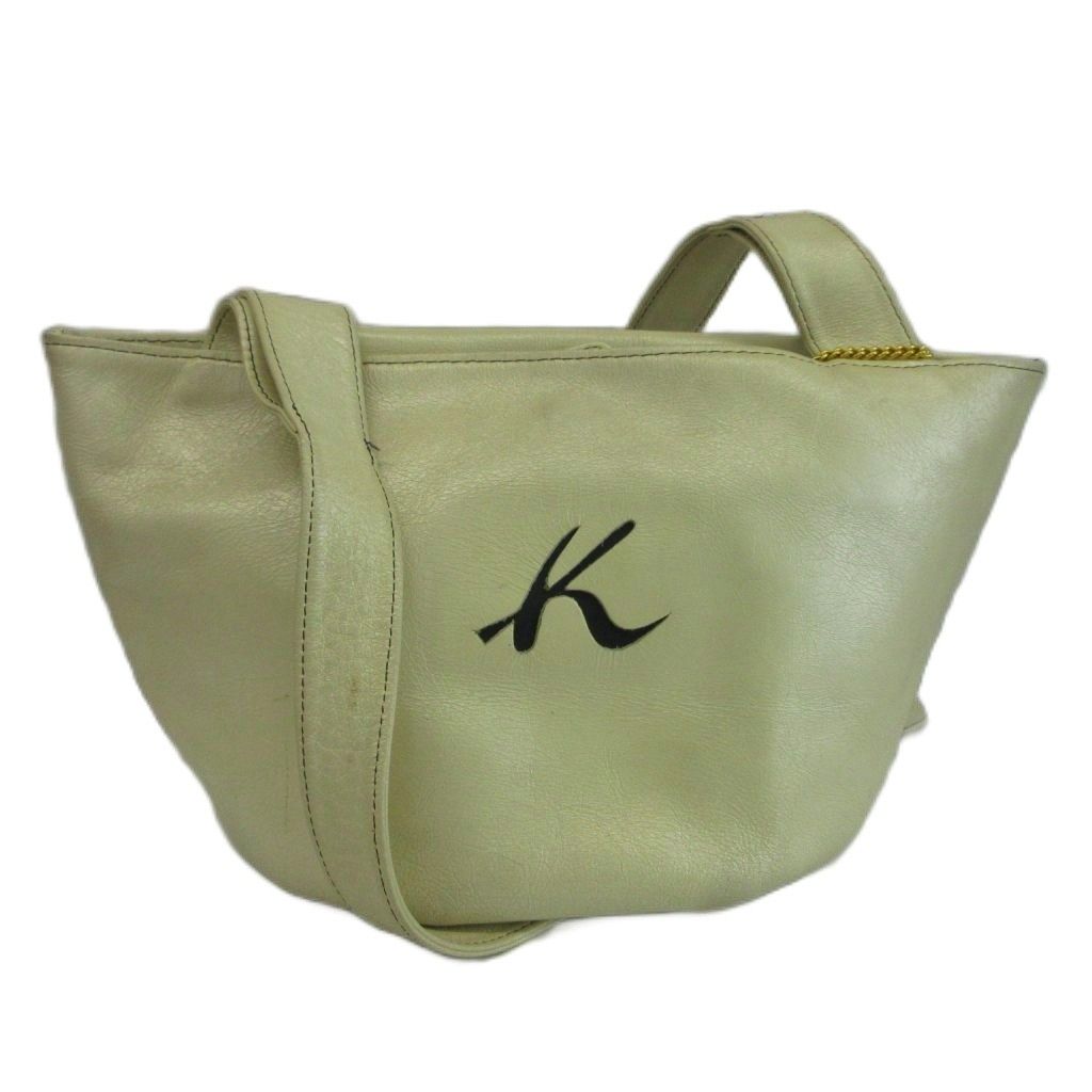 キタムラ Kitamura ショルダーバッグ ポシェット レザー Kロゴ ポーチ