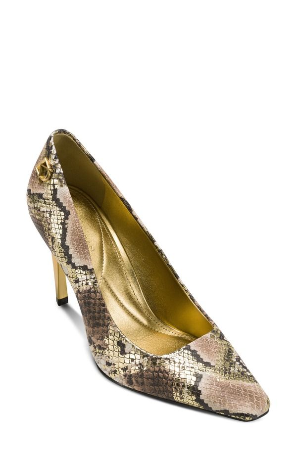 ダナ キャラン ニューヨーク レディース シューズ ヒール Donna Karanew York Savita Pump Cognac Gol