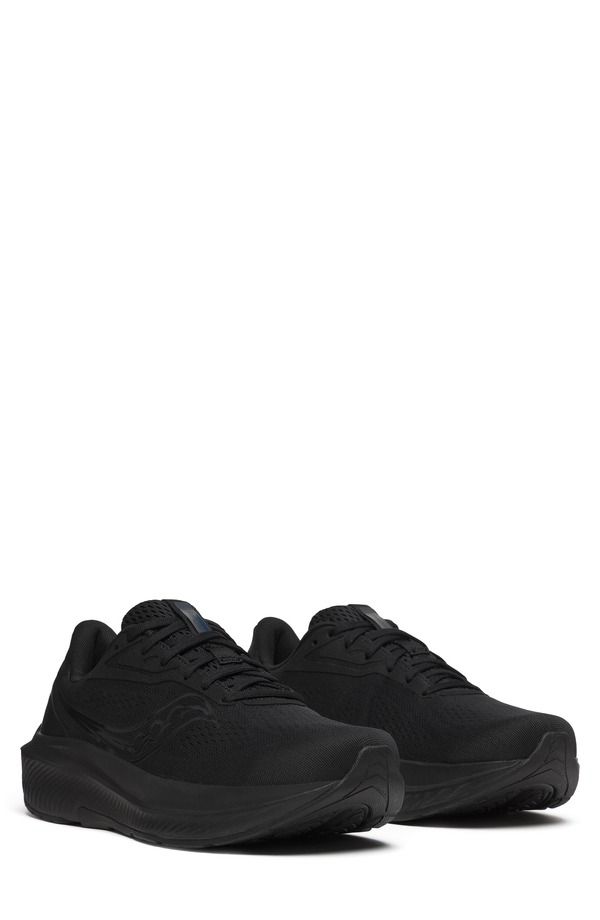 サッカニー メンズ シューズ スニーカー Saucony Echelon 10 Hybrid Running Shoe Triple Black ブラック