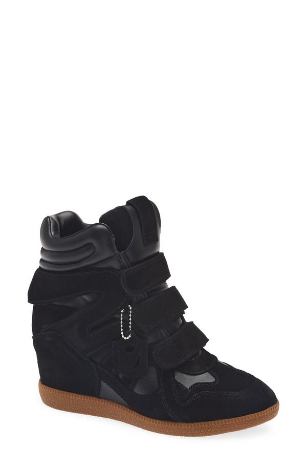 スティーブ マデン レディース シューズ ブーツ・レインブーツ スニーカー Steve Madden Mavis Wedge High Top Sneaker Black Sued ブラック 34,320円