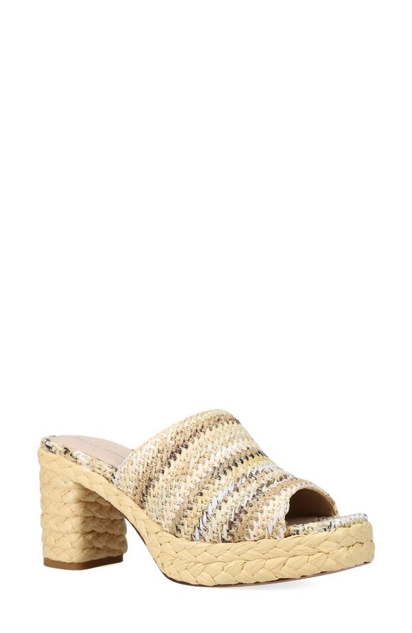 ペレモーダ レディース シューズ サンダル プラットフォーム キャップ Pelle Moda Capreespadrille Platform Slide Sandal Natural