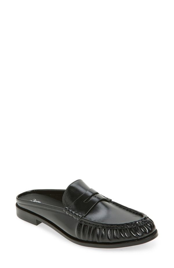 ジェフリー キャンベル レディース シューズ ヒール ローファー Jeffrey Campbell Goddard Penny Loafer Mule Black ブラック