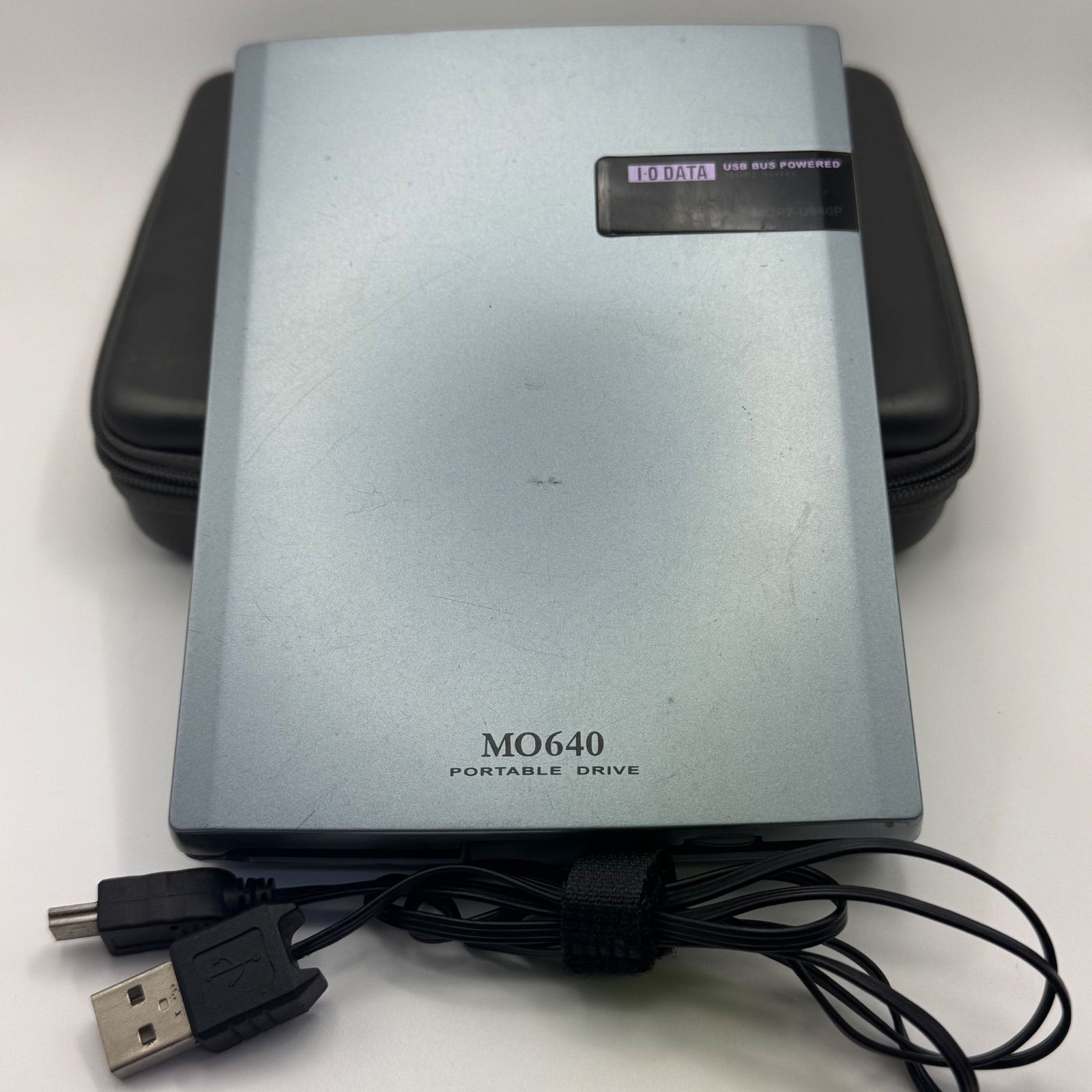 通電済】I-O DATA ポータブルMO MOP2-U640P - メルカリ