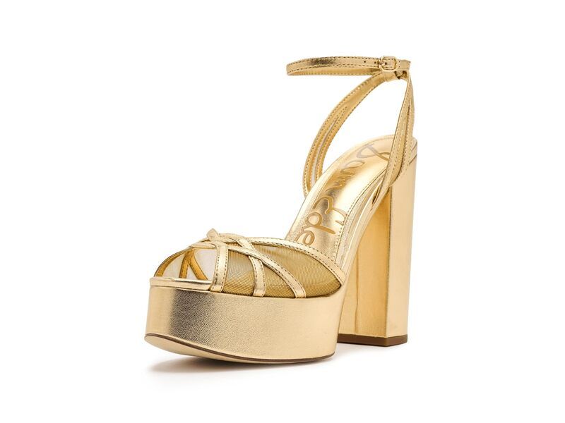 サムエデルマン レディース シューズ サンダル Sam Edelman Sandy Amber Gold アンバー