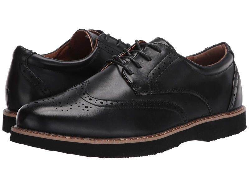 ディアースタッグス メンズ シューズ オックスフォード Deer Stags Walkmaster Wing Tip Oxford Black ブラック