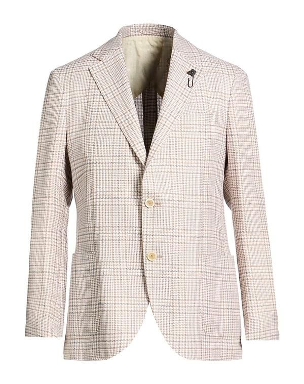 ラルディーニ メンズ アウター ジャケット・ブルゾン LARDINI テーラードジャケット Beige ベージュ 102,190円