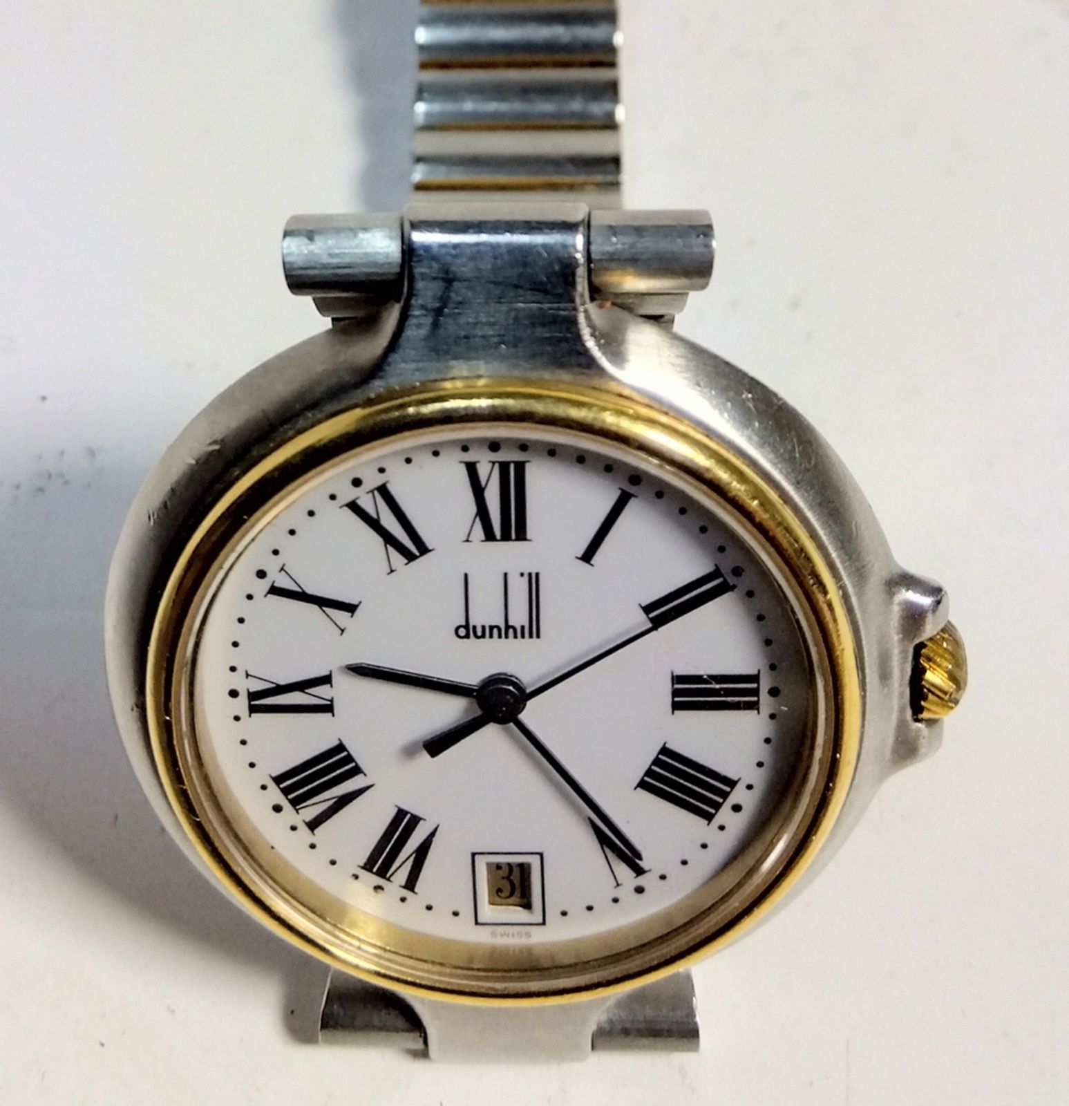 USED中古品】 dunhill ダンヒル ミレニアム 腕時計 アナログ クォーツ 