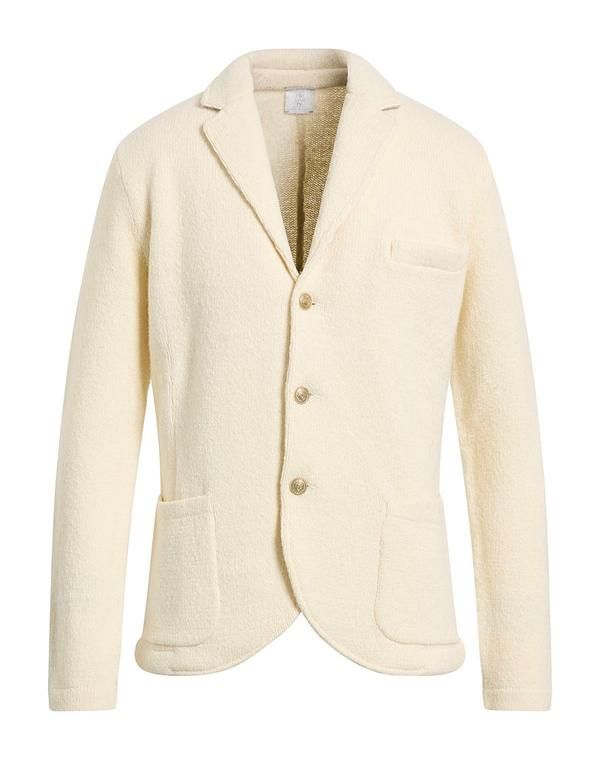 イレブンティ メンズ アウター カーディガン ELEVENTY カーディガン Ivory アイボリー