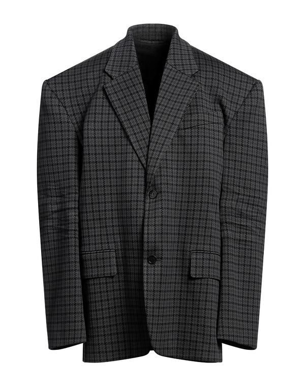 バレンシアガ メンズ アウター ジャケット・ブルゾン BALENCIAGA テーラードジャケット Lead Gray グレー