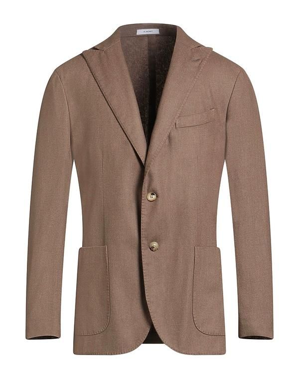 ボリオリ メンズ アウター ジャケット・ブルゾン BOGLIOLI テーラードジャケット Khaki カーキ