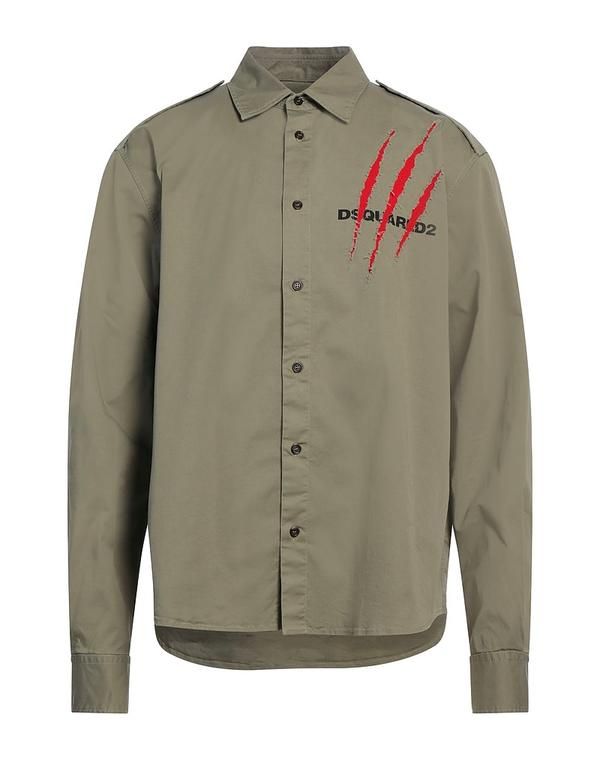 ディースクエアード メンズ トップス シャツ DSQUARED2 シャツ Military Green グリーン
