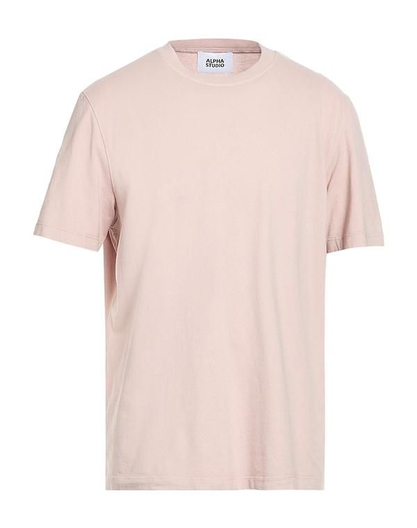 アルファス テューディオ メンズ トップス Tシャツ ALPHA STUDIO Tシャツ Light Gray グレー