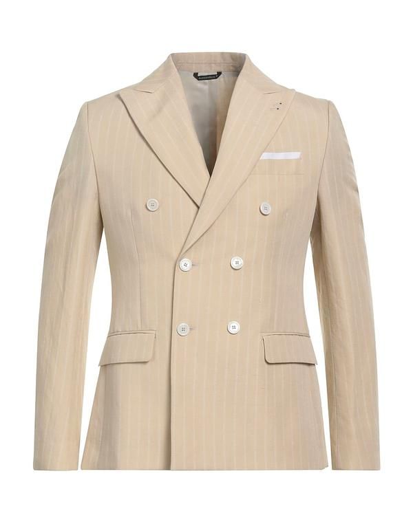 グレイ ダニエレ アレッサンドリー二 メンズ アウター ジャケット・ブルゾン GREY DANIELE ALESSANDRINI テーラードジャケット Beige ベージュ
