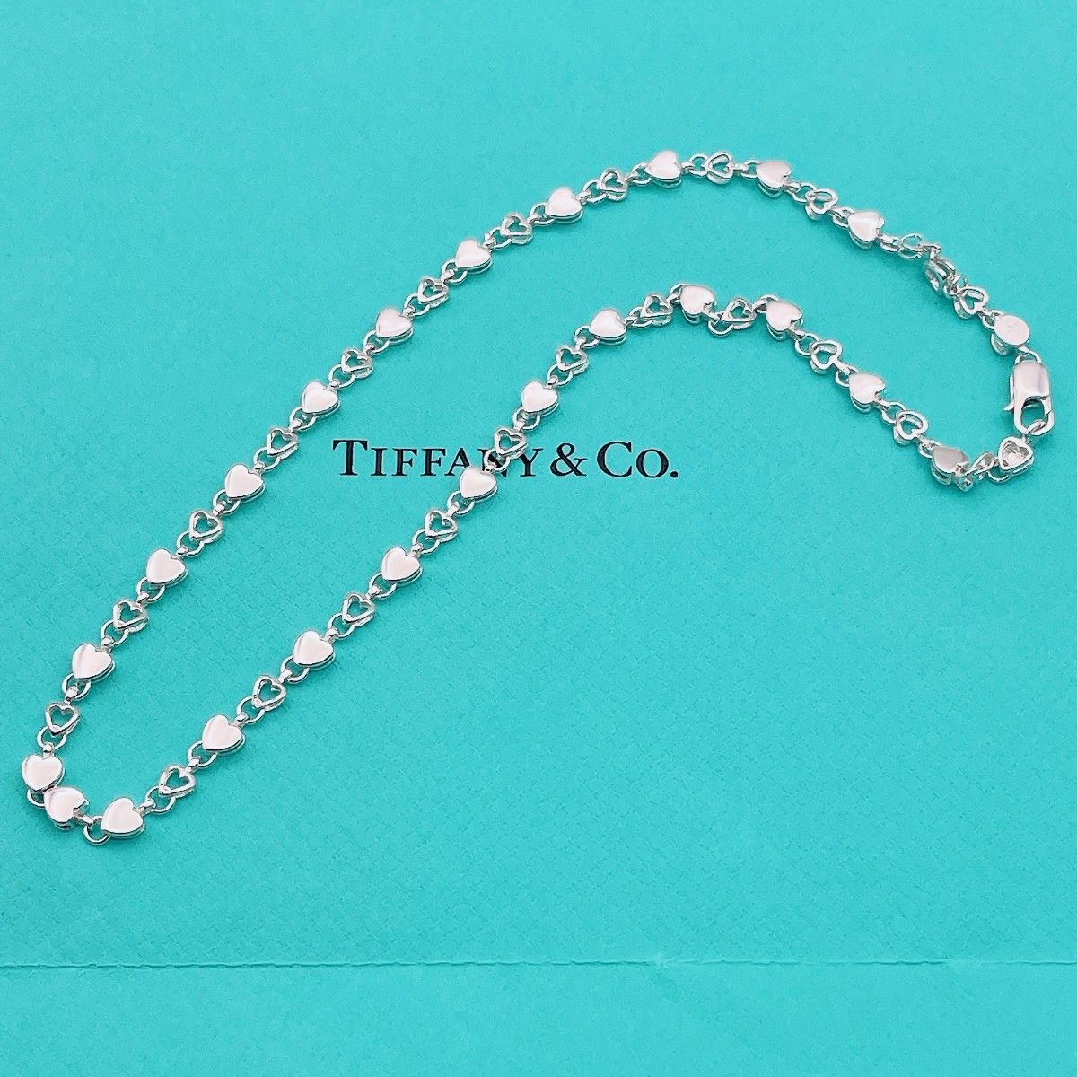 ◇ティファニー◇新品仕上済 Tiffany&Co. パフハート ネックレス 