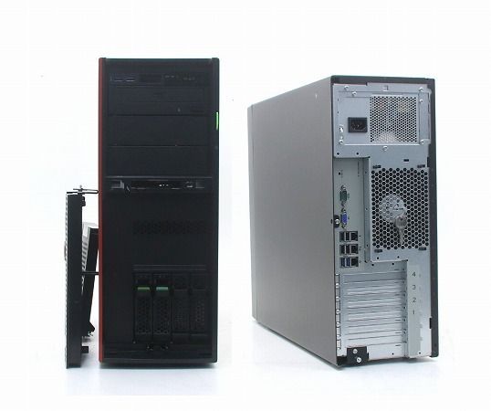 富士通 PRIMERGY TX1330 M3 Xeon E3-1220 v6 3GHz 16GB 500GBx2台