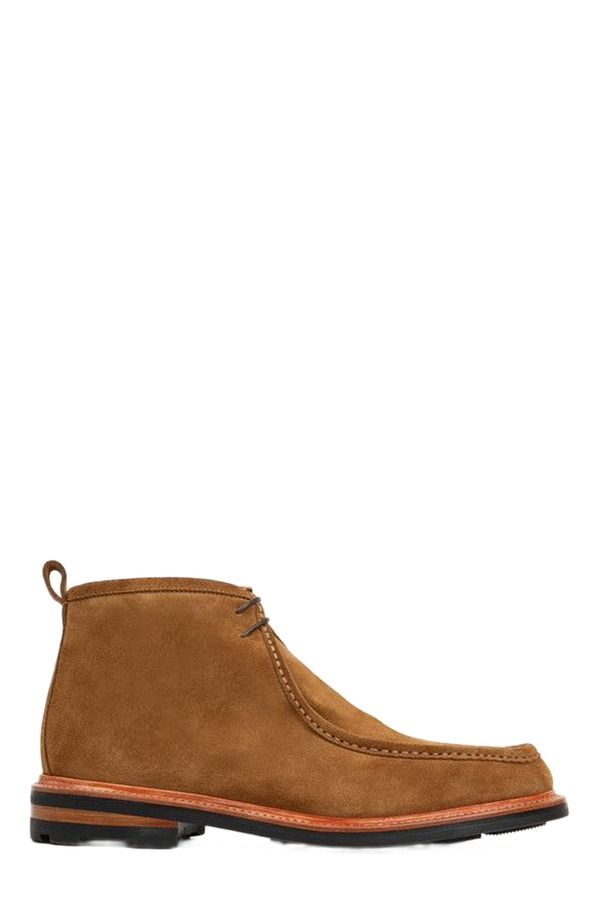 アンソニー ヴィア メンズ シューズ ブーツ・レインブーツ Anthony Veer Heritage Mochukka Golden Fawn Brown Suede ブラウン