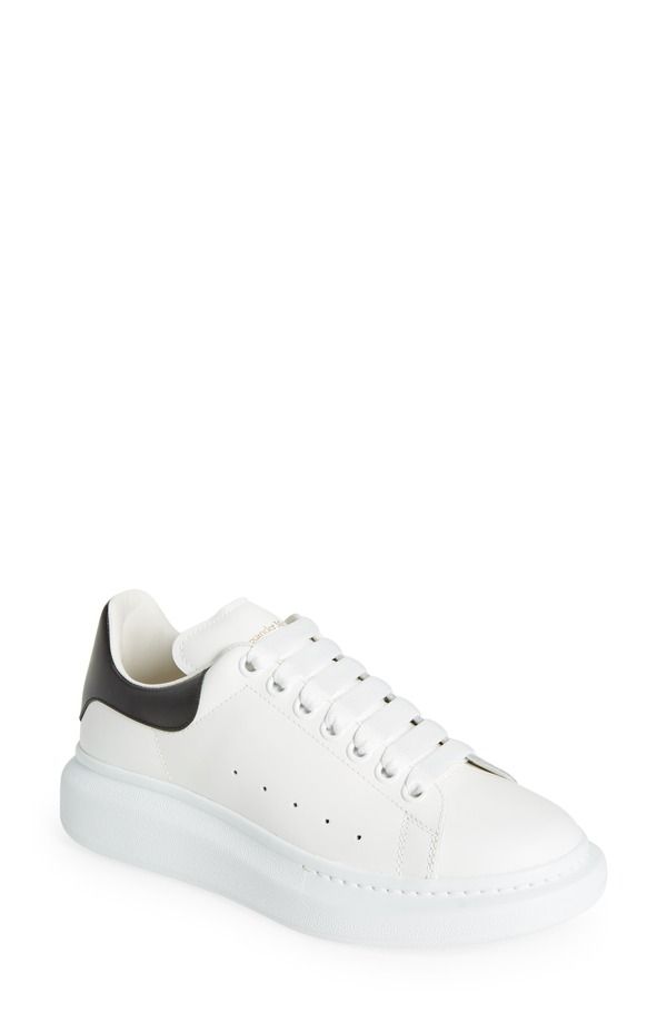 マックイーン メンズ シューズ スニーカー McQueen Oversize Sneaker White Black ホワイト