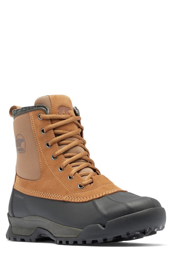 ソレル メンズ シューズ ブーツ・レインブーツ SOREL Buxton Lite Waterproof Boot Elk Black ブラック