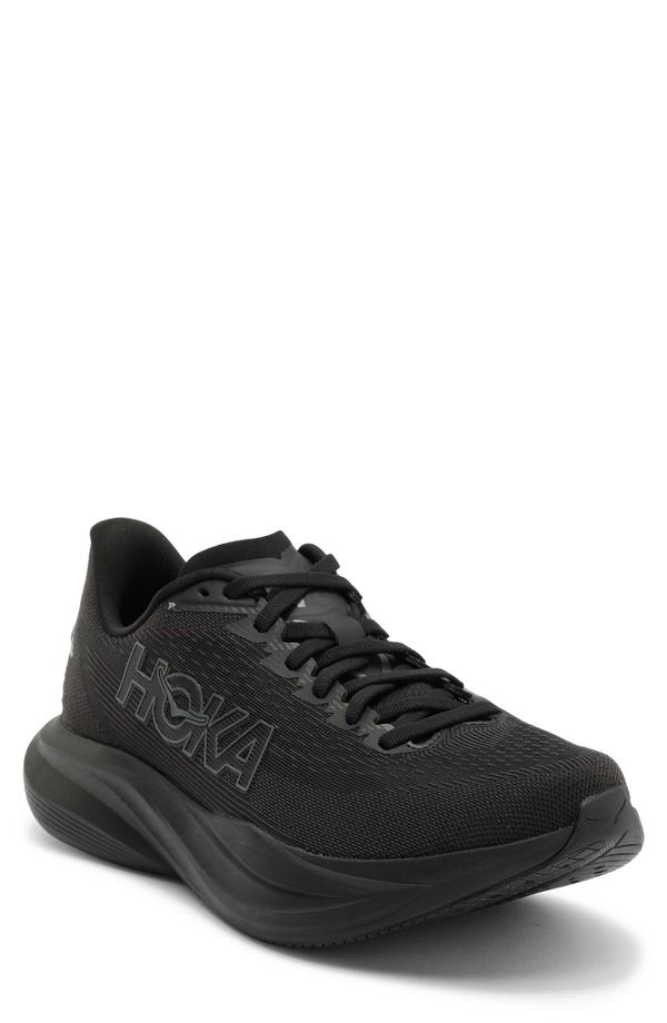 ホカオネオネ メンズ シューズ スニーカー HOKA Mach 7 Running Shoe Black Black ブラック
