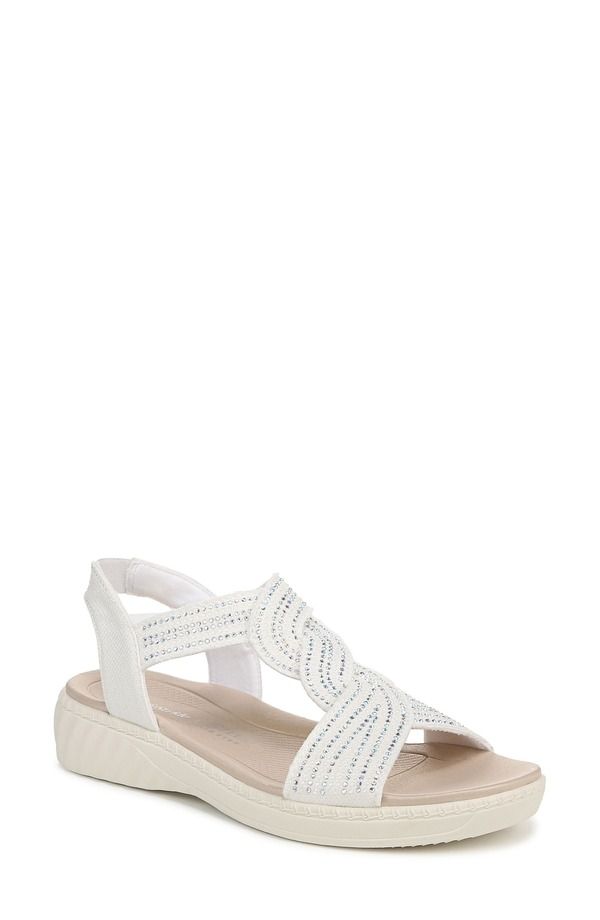 ライフストライド レディース シューズ ヒール サンダル LifeStride Lilly Bright Sandal White ホワイト