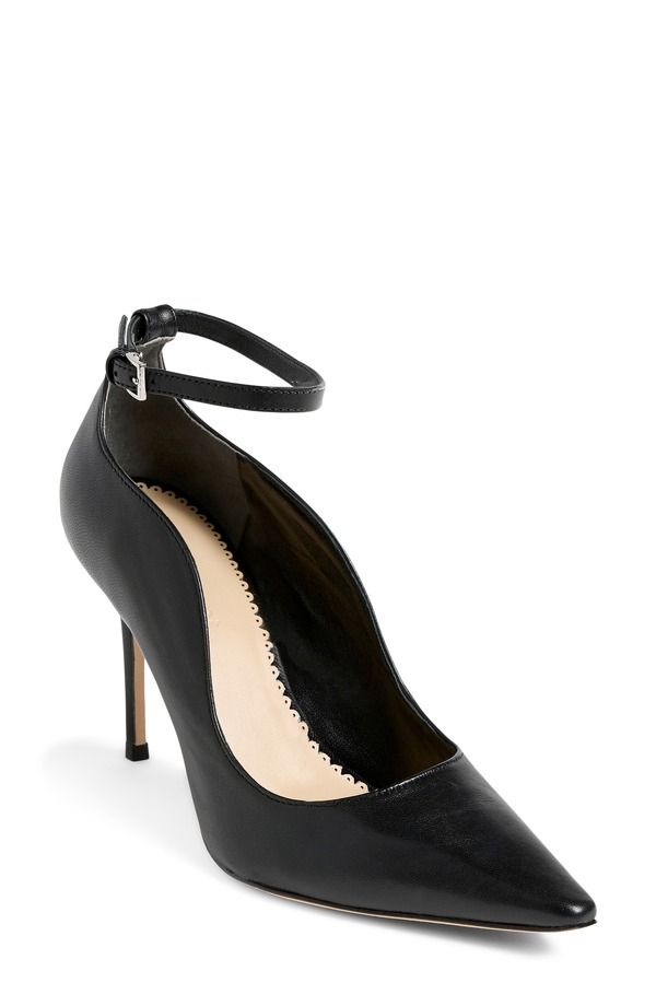 サンク セプト レディース シューズ ヒール Cinq Sept Riley Soft Curve Pointed Toe Pump Black ブラック