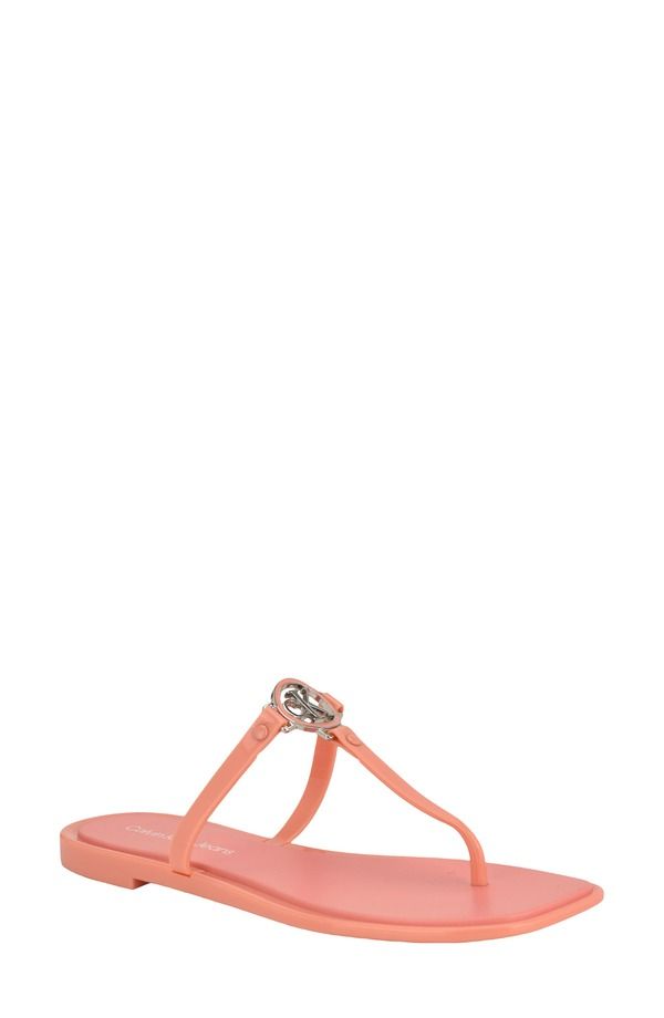カルバンクライン レディース シューズ サンダル Calvin Klein Ellye Sandalight Pink ピンク