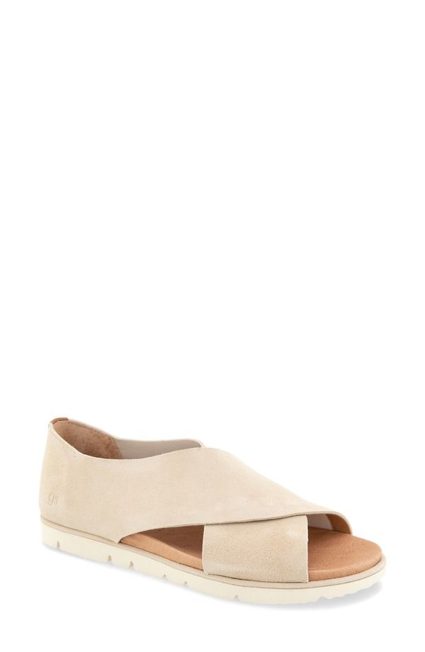 ジェントルソウルズ レディース シューズ サンダル Gentle Souls Leslie Flat Sandal Doe Suede