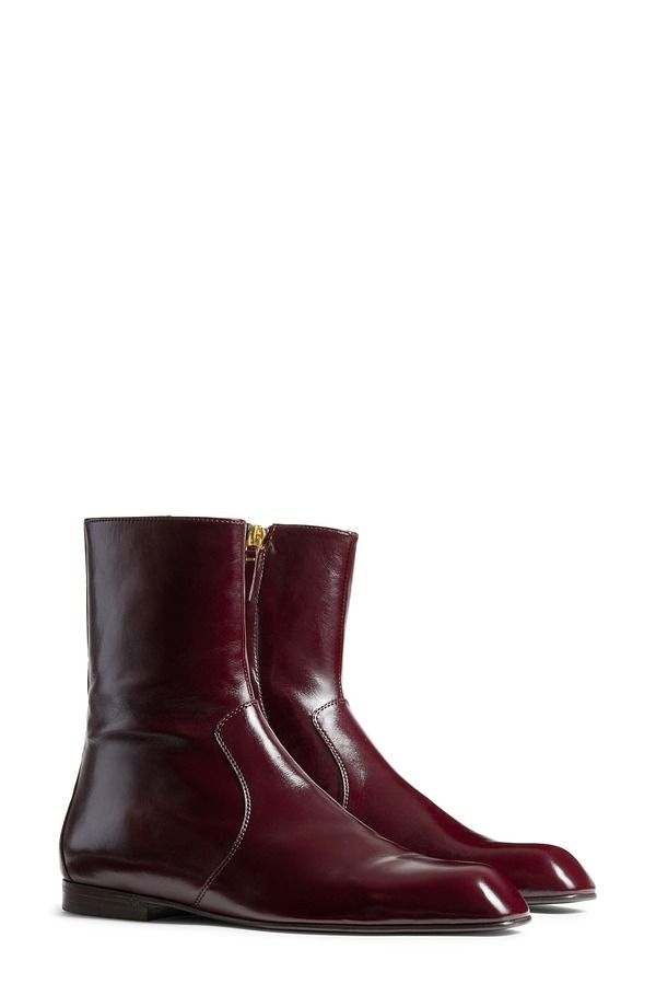 カイト レディース シューズ ブーツ・レインブーツ Khaite Colt Bootie 531 Bordeaux