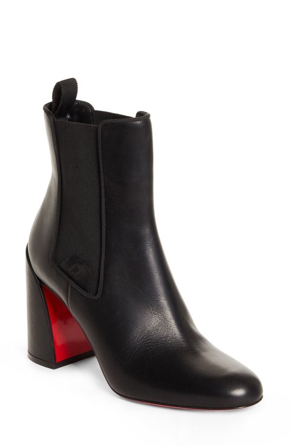 クリスチャン・ルブタン レディース シューズ ブーツ・レインブーツ チェルシーブーツ チェルシー Christian Louboutin Turelastichelsea Boot Black ブラッ
