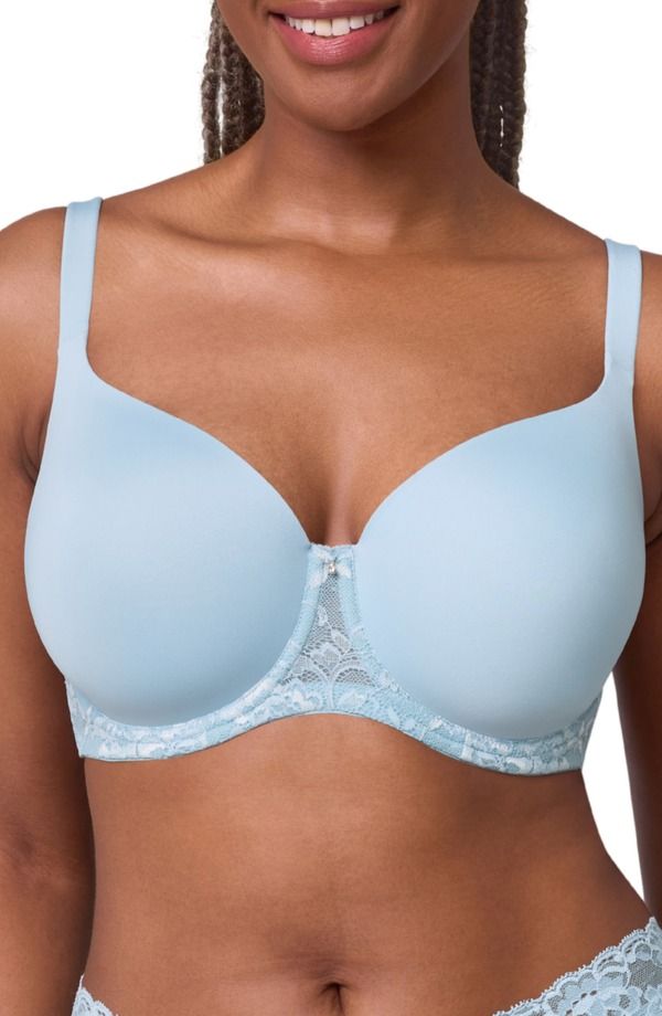 モンテル インティメイツ レディース トップス Tシャツ プラスサイズ Montelle Intimates Pure Plus Underwire TShirt Bra DewdropChantil