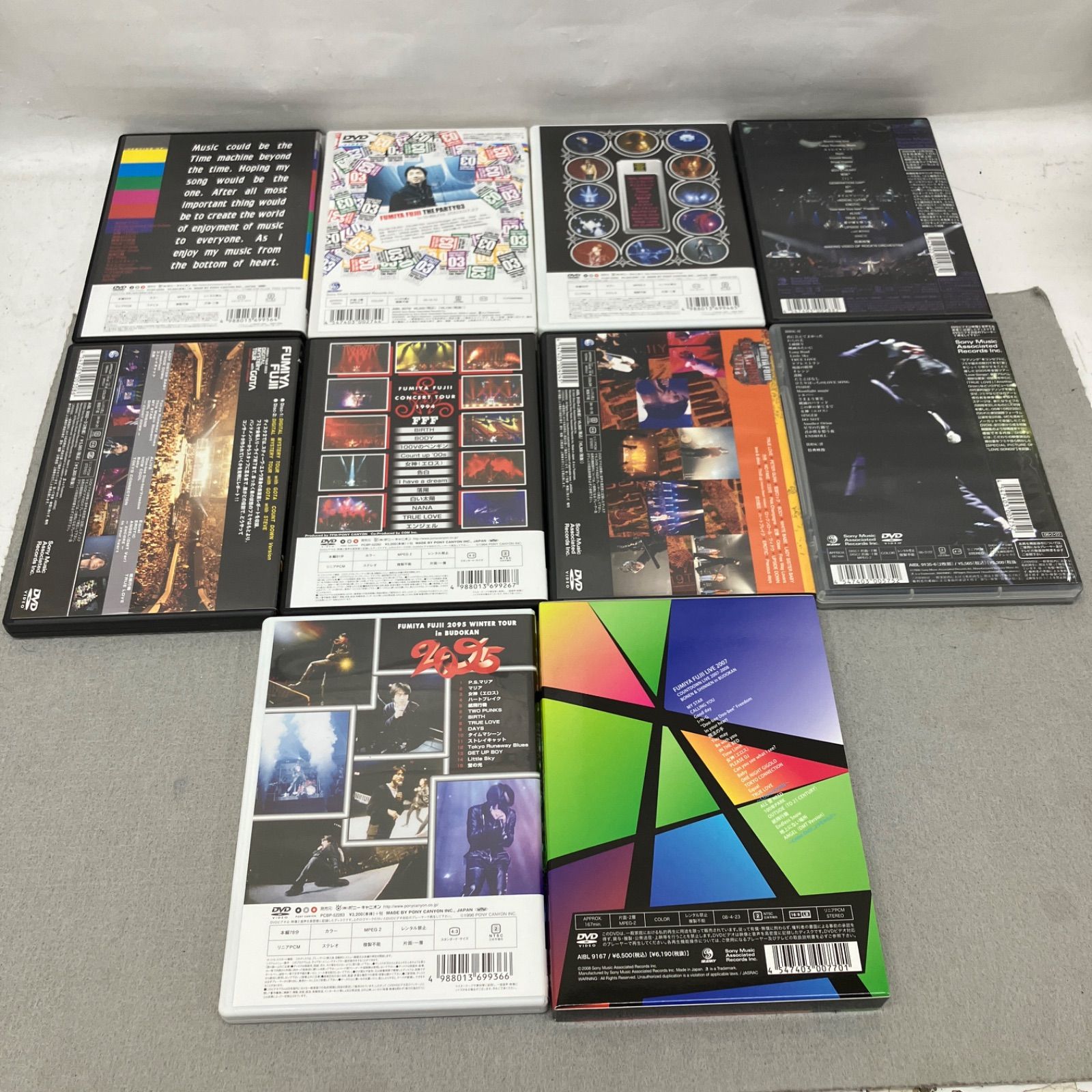 FUMIYA FUJII VERSION UP 他 藤井フミヤDVD 10本セット PB7001 f013