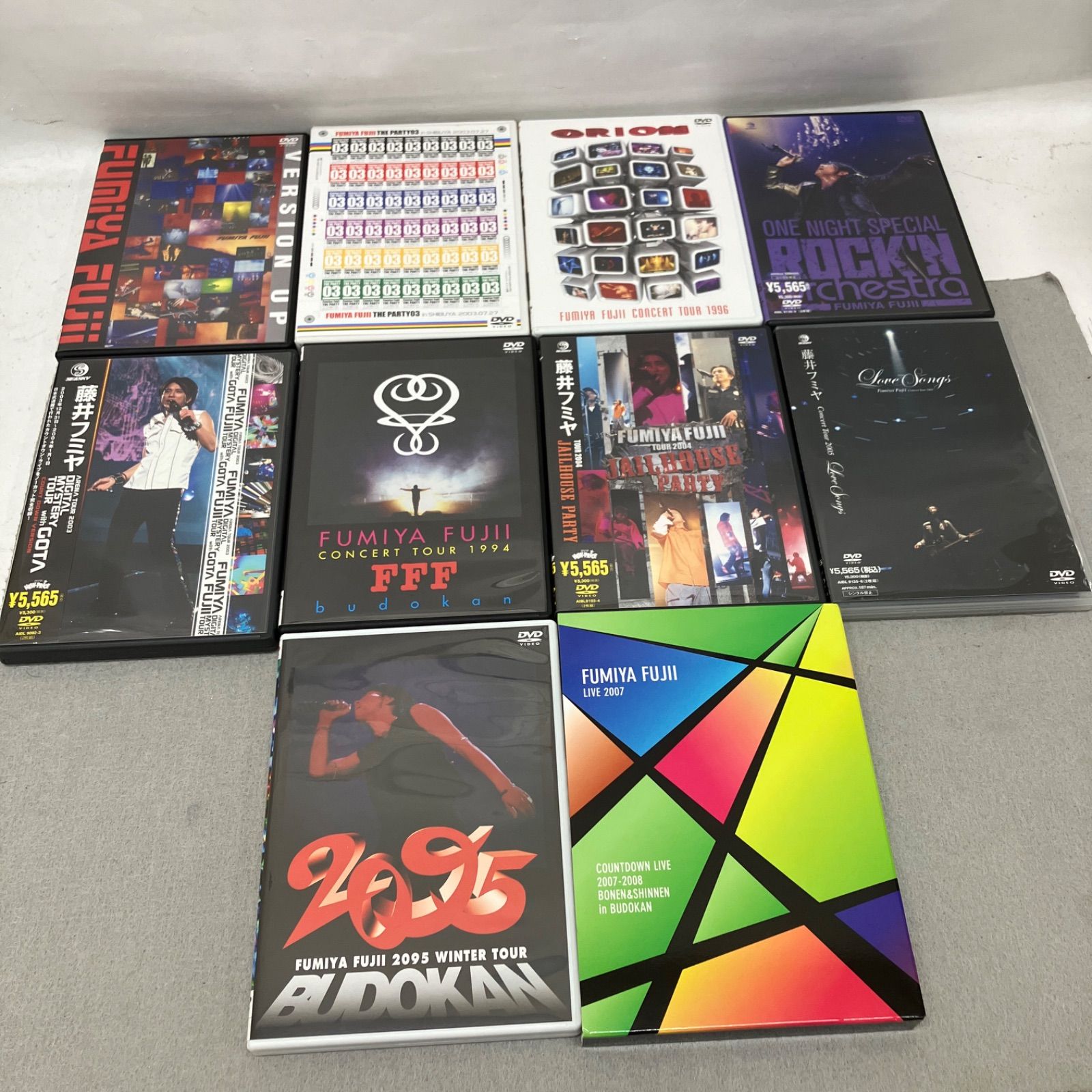 藤井フミヤ DVD 11枚セット！ FUMIYA FUJII VERSION UP 他 藤井フミヤDVD 10本セット PB7001 f013