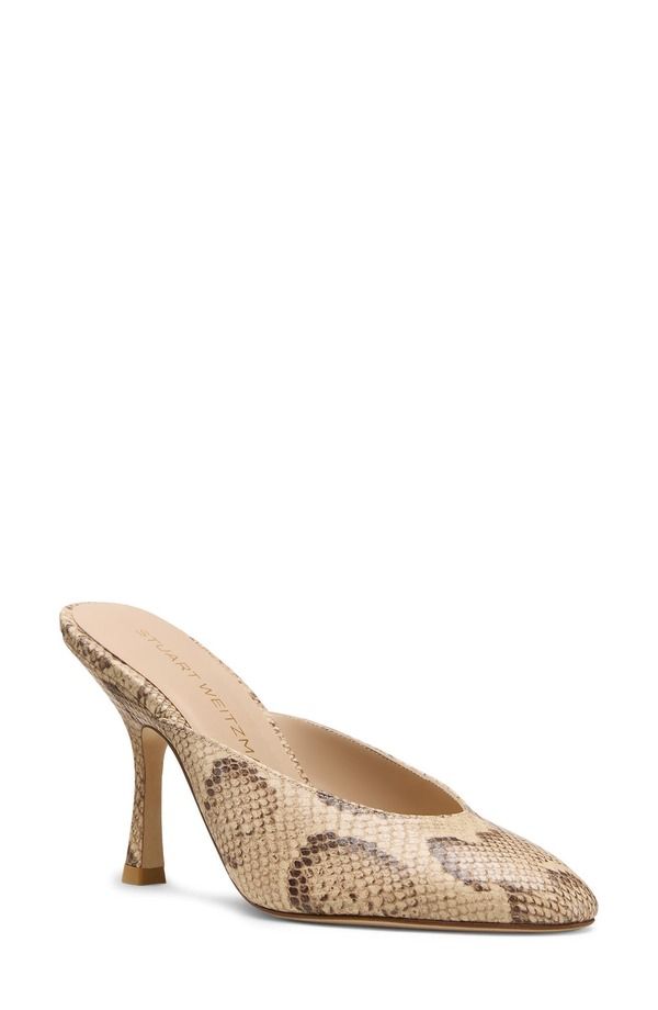 スチュアート ワイツマン レディース シューズ ヒール Stuart Weitzman Madison Mule 85 Adobe