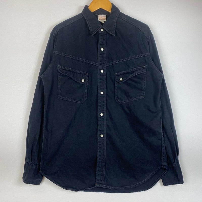 JOE McCOYジョーマッコイ105 ロングホーン半袖デニムウエスタンシャツ 中古品】 JOE McCOY ジョーマッコイ DENIM WESTERN SHIRT LOT105