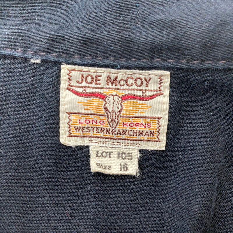 中古品】 JOE McCOY ジョーマッコイ DENIM WESTERN SHIRT LOT105