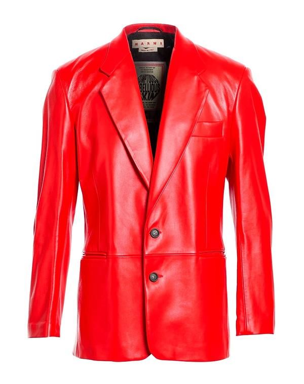 マルニ メンズ アウター ジャケット・ブルゾン テーラードジャケット MARNI Red レッド