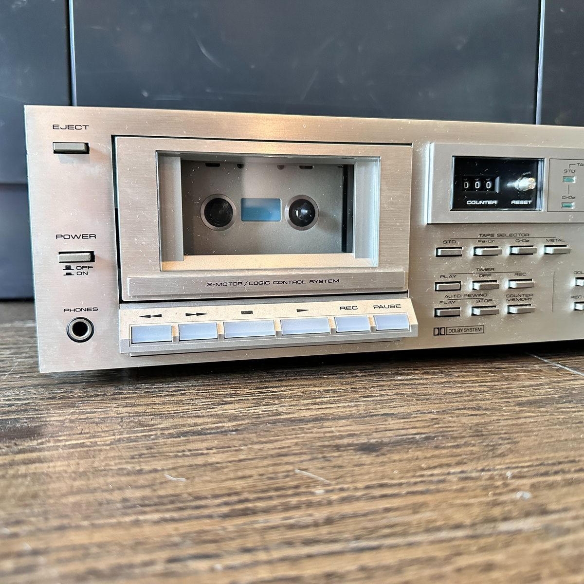 Pioneer CT-520 Stereo Cassette Tape Deck 2-Motor Logic Control