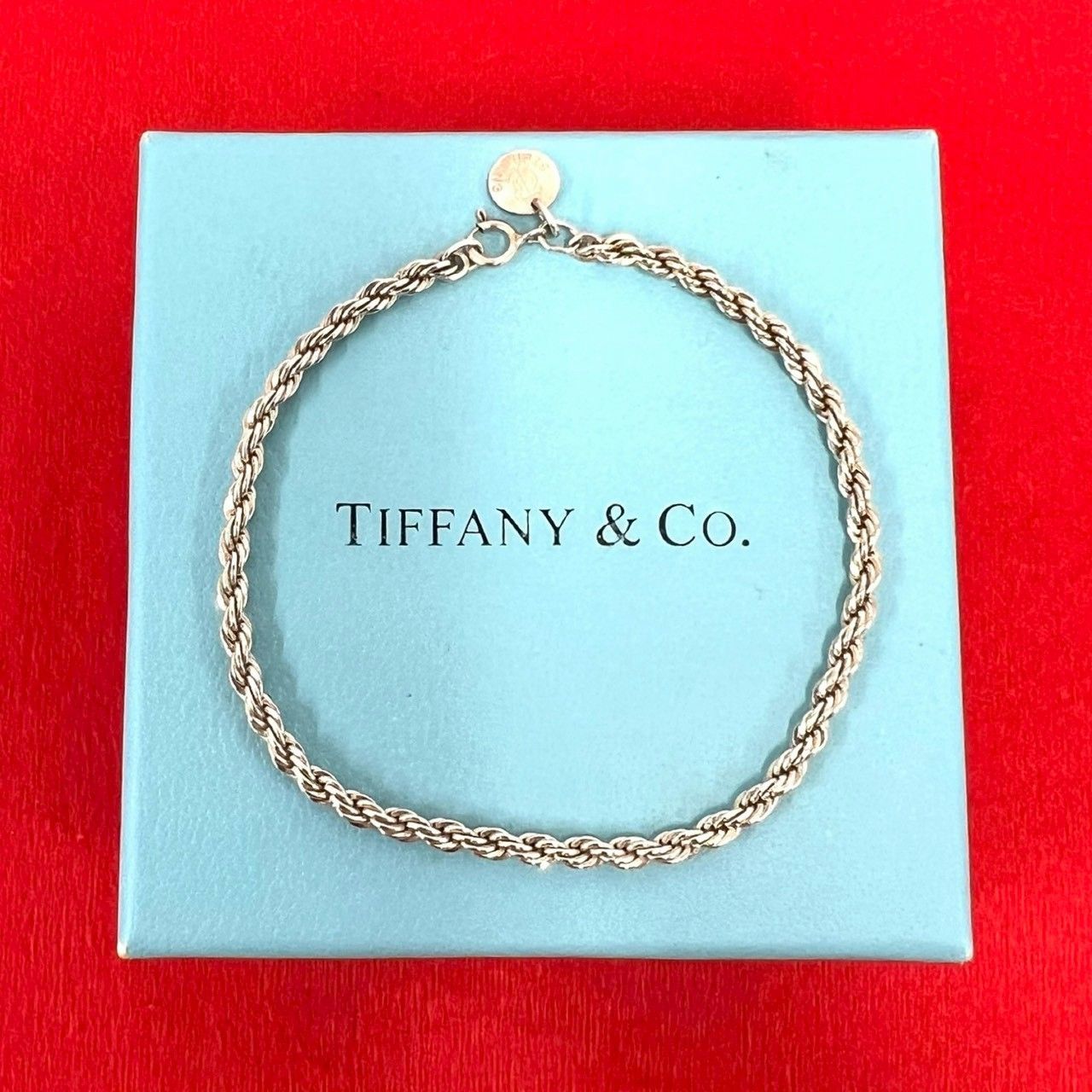 極 美品 TIFFANY&Co. ティファニー ヴィンテージ ツイストロープ