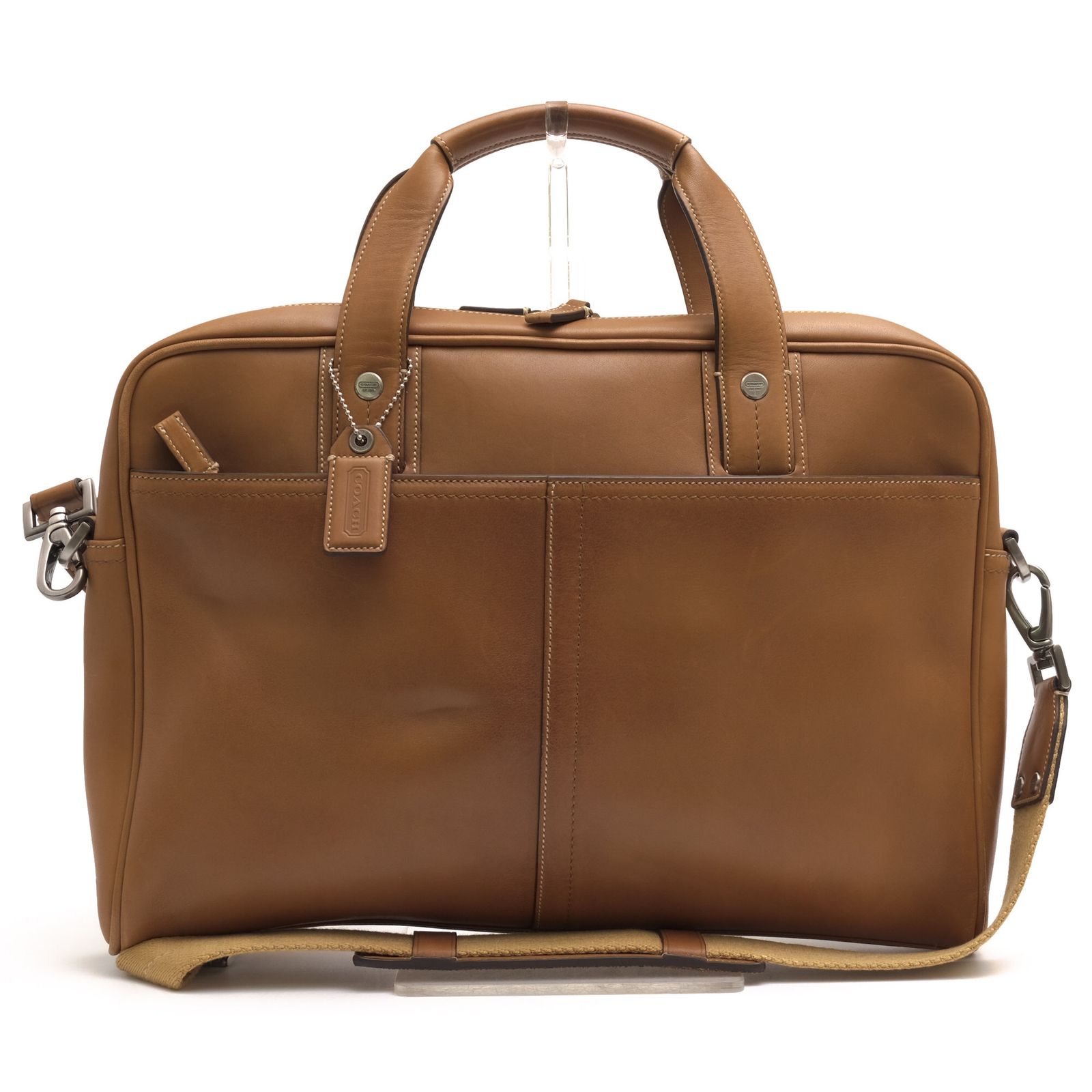 COACHコーチ メトロポリタン 2WAYレザービジネスバッグ ブリーフケース 希少色/美品】COACH コーチ メンズ トートバッグ ビジネス ブリーフ
