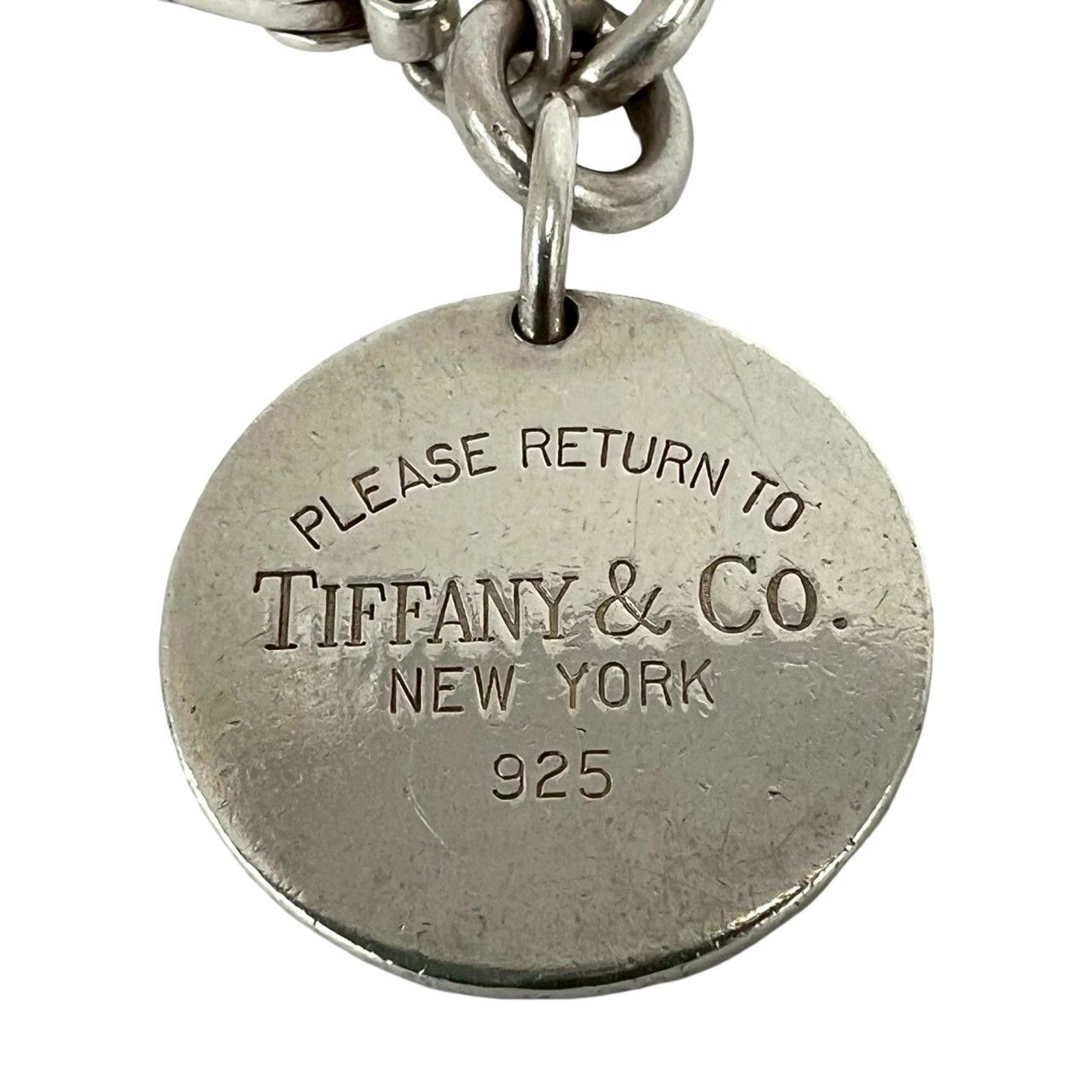 極 美品 TIFFANY&Co. ティファニー リターントゥ ラウンドタグ