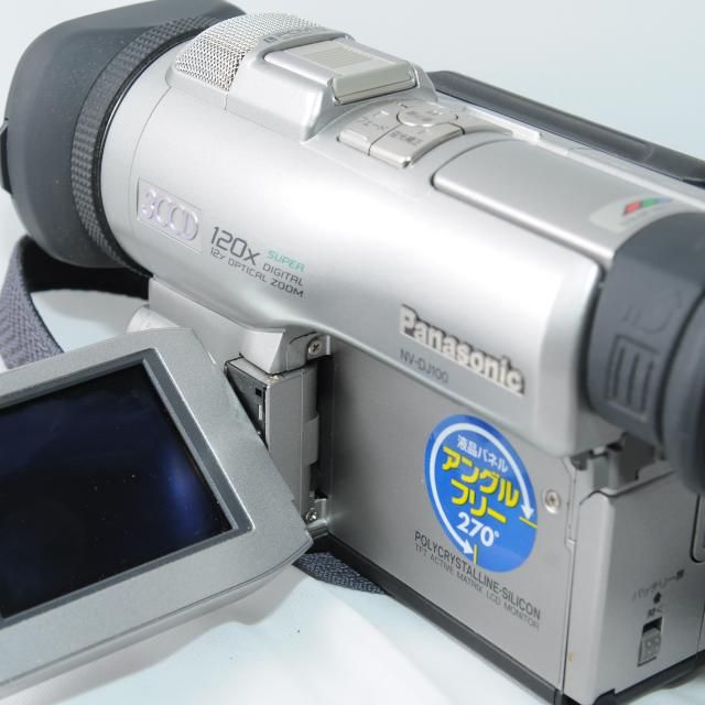 広*ム様 新品Panasonic ビデオカメラDIGICAM NV-DJ100 NV-DJ100 パナソニック 3CCD デジタルビデオカメラ MiniDV 通電確認済