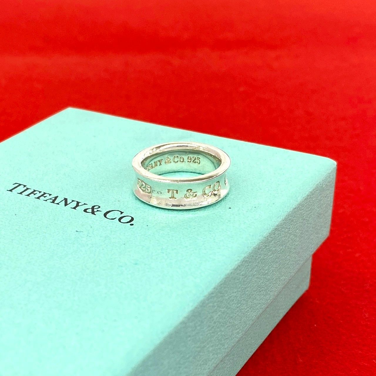極 美品 TIFFANY&Co. ティファニー ヴィンテージ ナロー リング