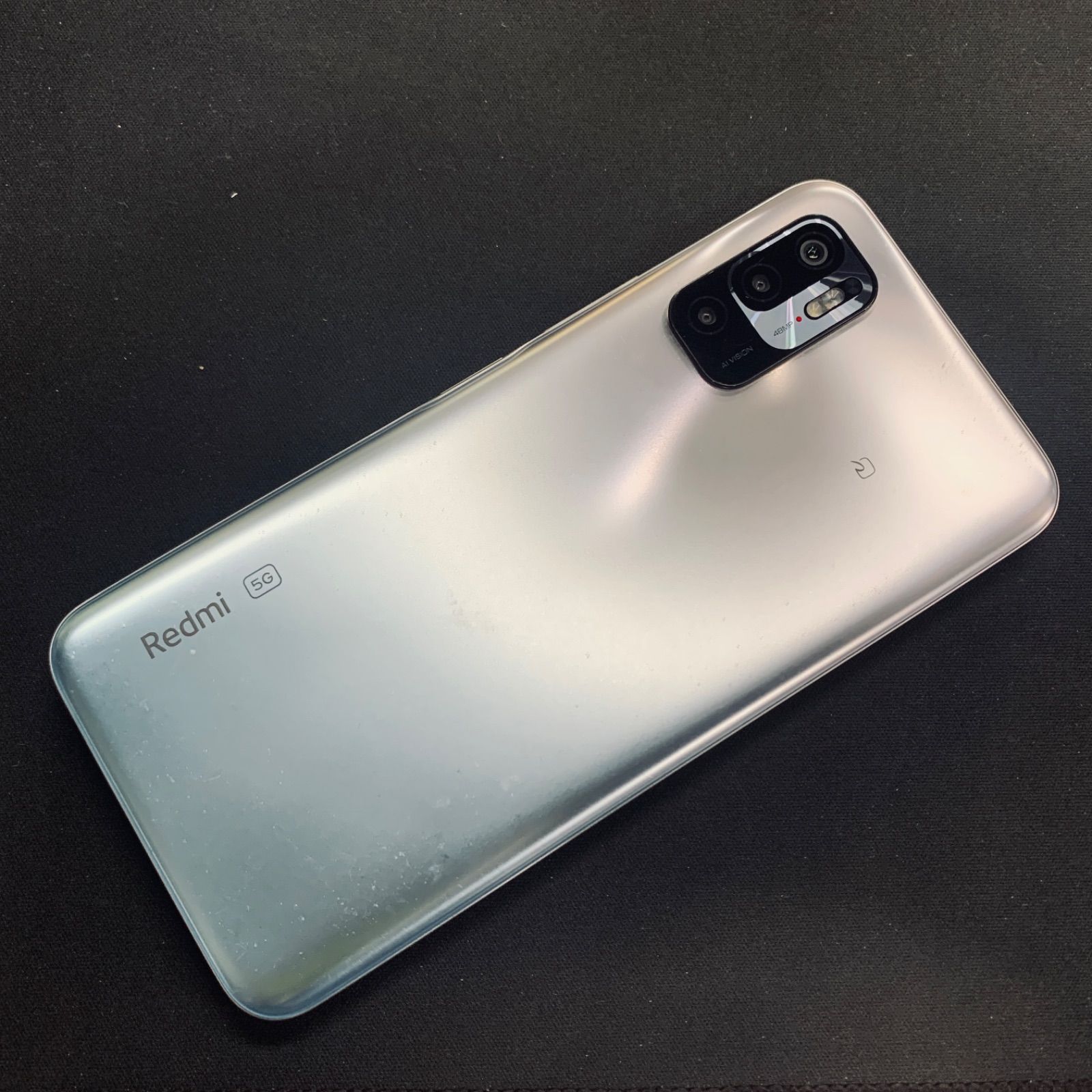 中古品】Xiaomi Redmi Note 10 JE au 64GB XIG02 クロームシルバー